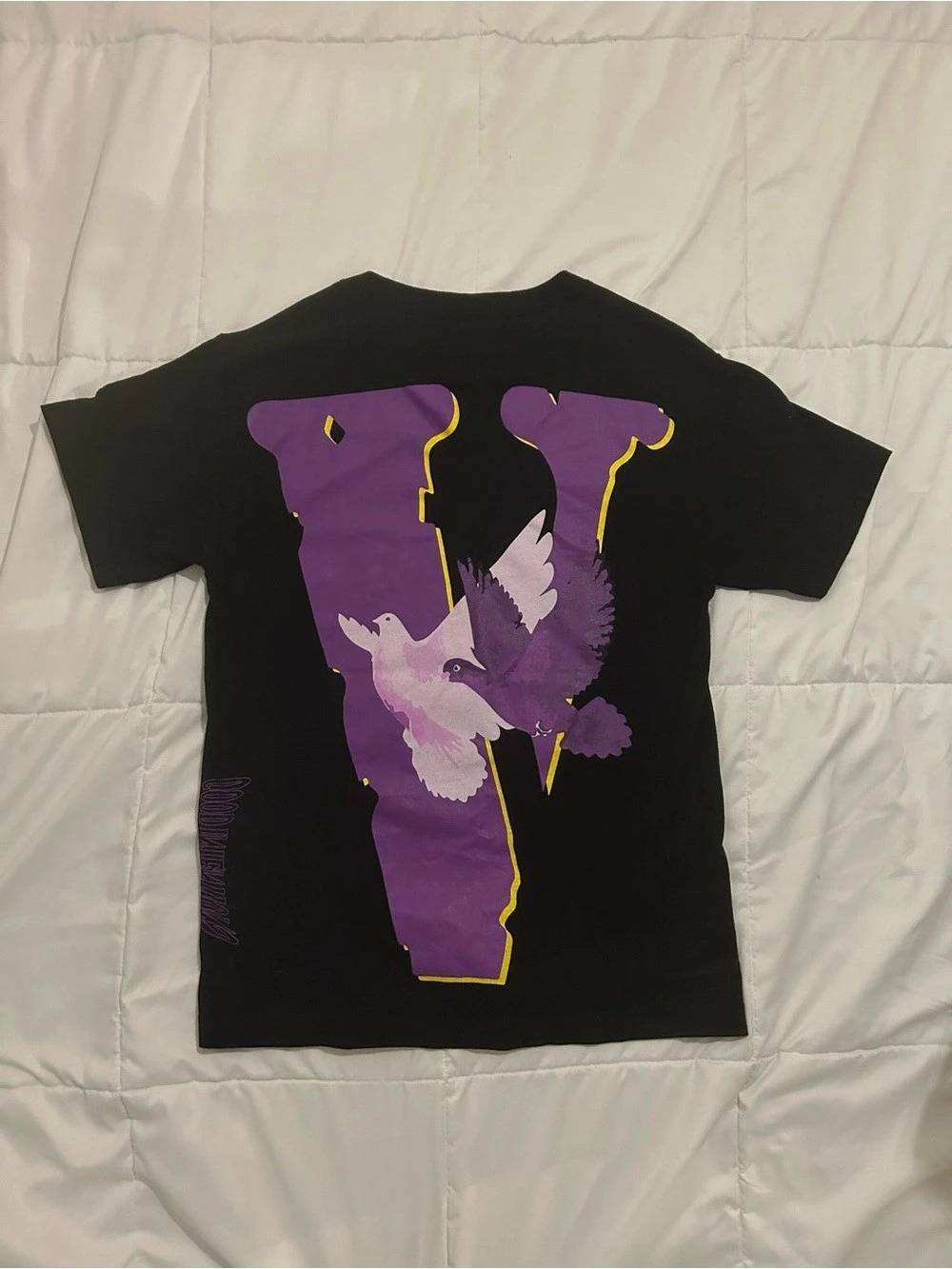NAV Graphic Tee in Black & Purple Size Small - Picture 2 of 3